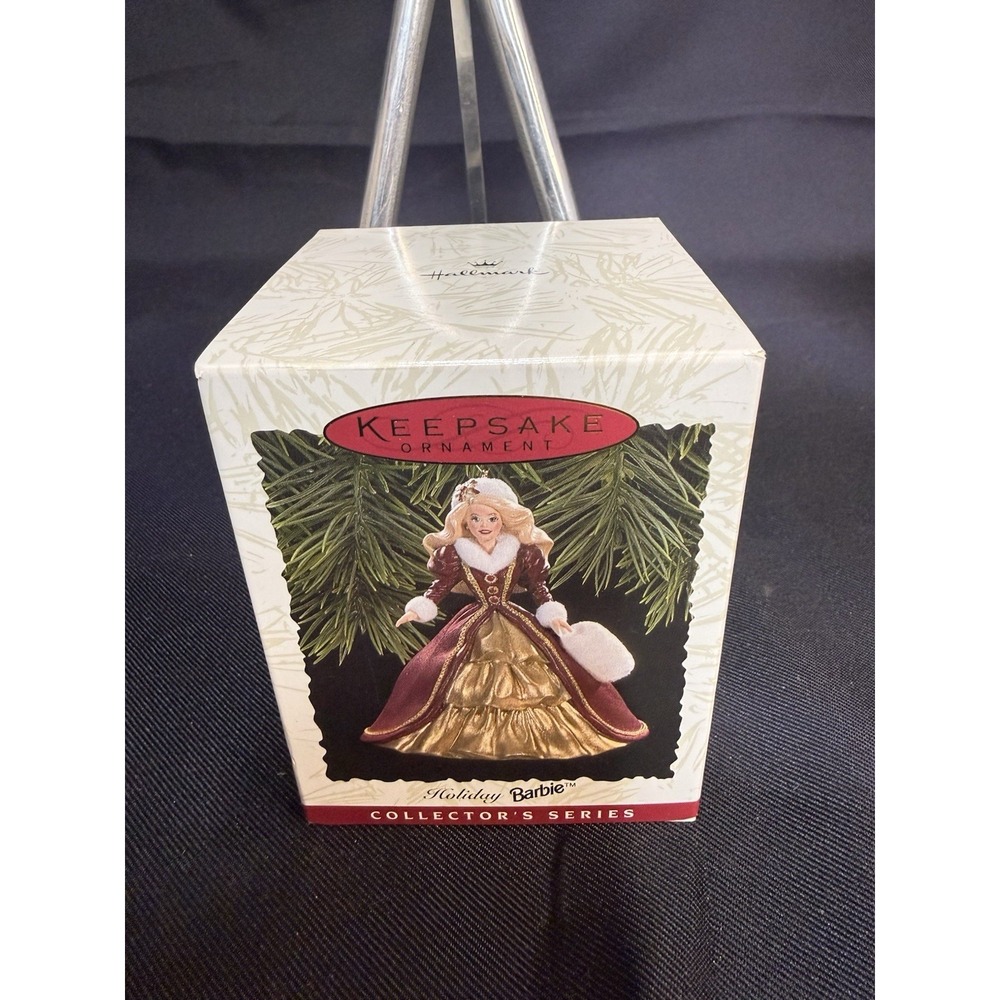 Vintage 1996 Hallmark Holiday Barbie Ornament – Keepsake Collector Series